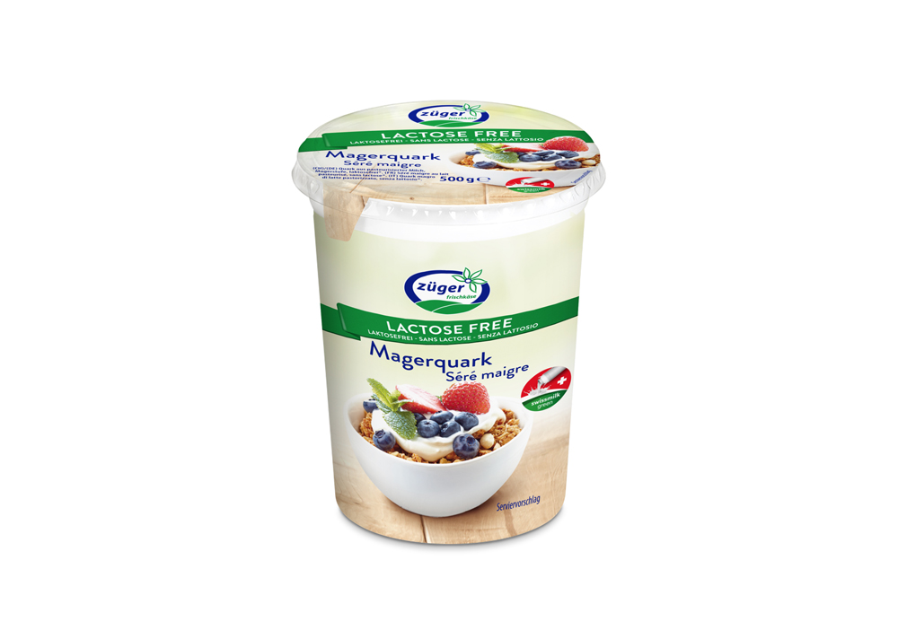 Zuger Low Fat Quark Lactose Free Zuger Frischkase